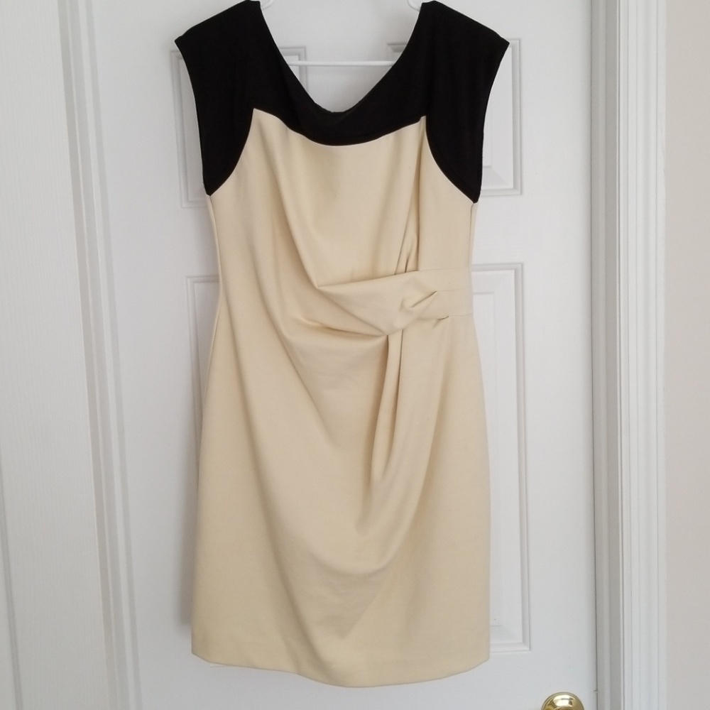 Gorgeous Black and Creme Jessica Simpson Dress